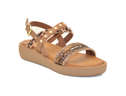 SANADALO CON ZEPPA LEOPARDO TRECCIA HAVANA COMB